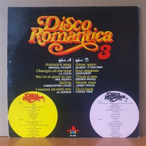 DISCO ROMANTICA 3 / MICHAEL FRANKS, LA COSTA, NEIL SADAKA, AL HUDSON, CRUSADERS, BRENDA RUSSEL, JAMES TAYLOR - LP YERLİ BASKI 2.EL PLAK