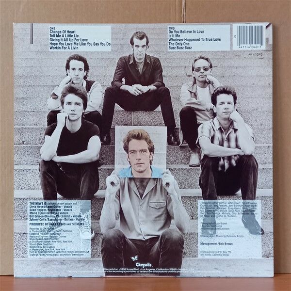 HUEY LEWIS AND THE NEWS – PICTURE THIS (1983) - LP 2. EL PLAK