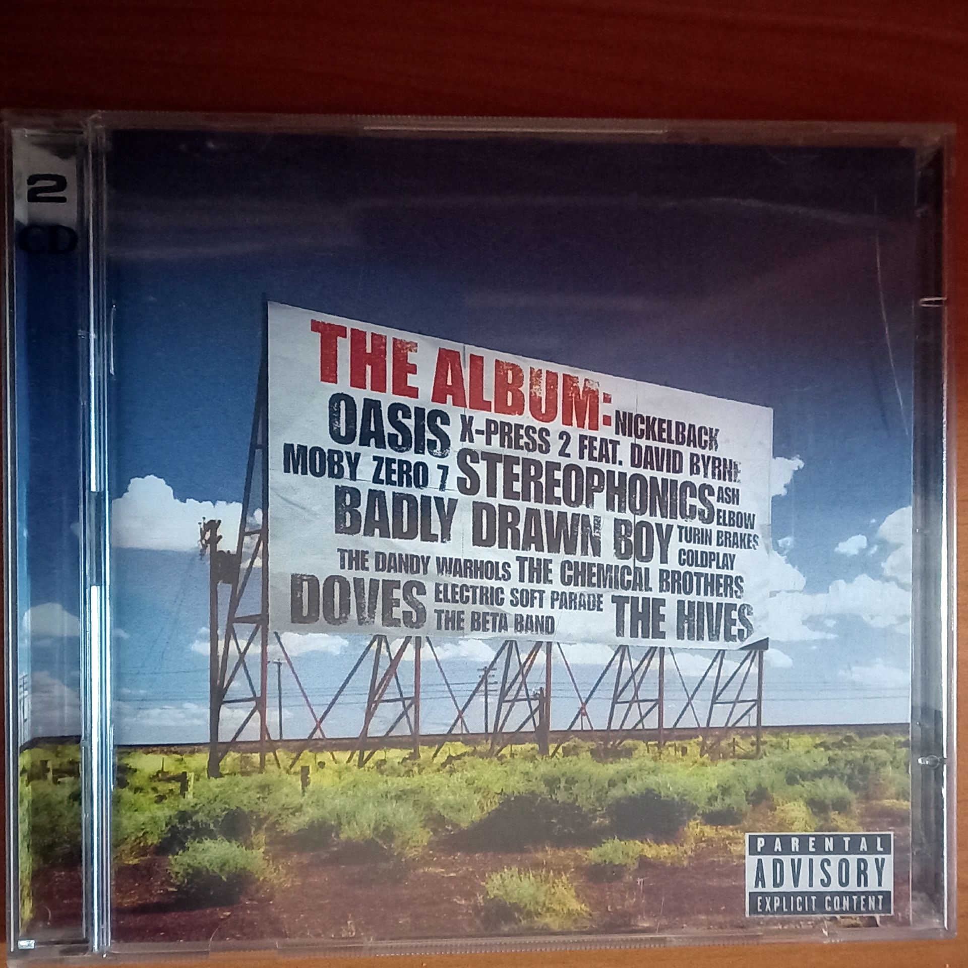 THE ALBUM - OASIS, NICKELBACK, THE DANDY WARHOLS, THE HIVES, COLDPLAY (2002) - 2CD 2.EL