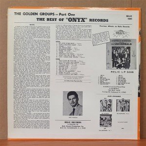 THE BEST OF ONYX RECORDS / THE GOLDEN GROUPS - LP 2.EL PLAK