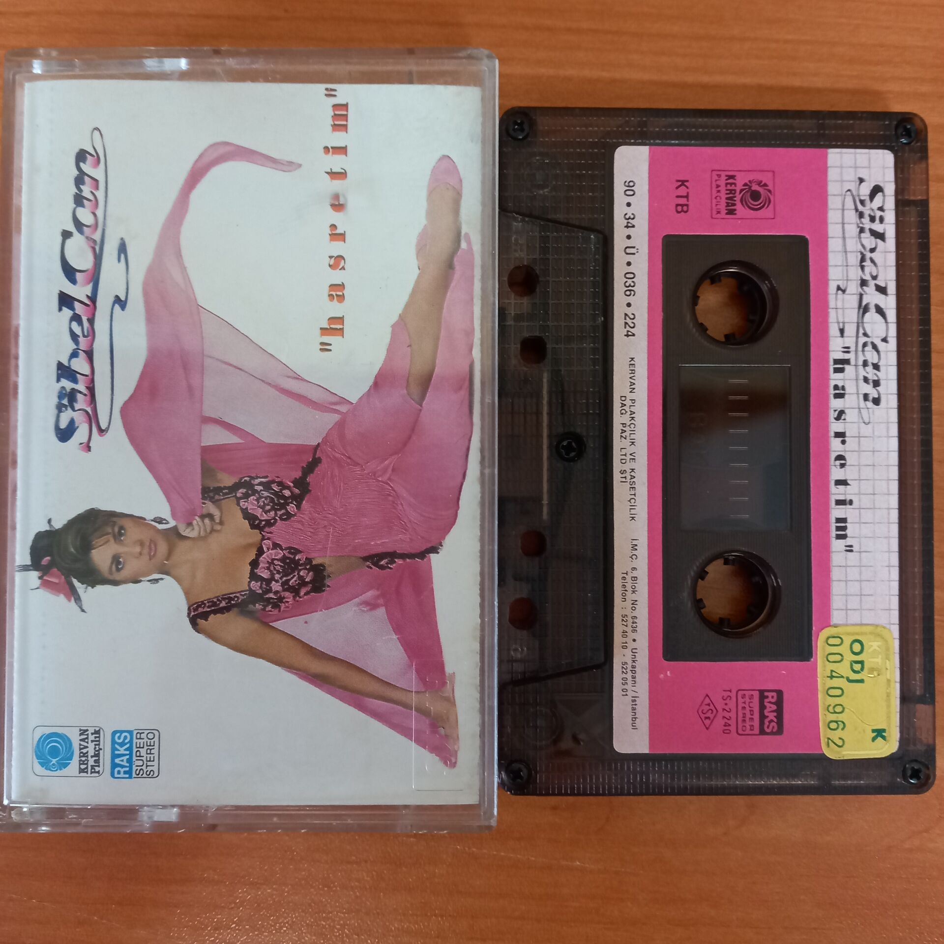 SİBEL CAN - HASRETİM (1990) - KASET 2. EL