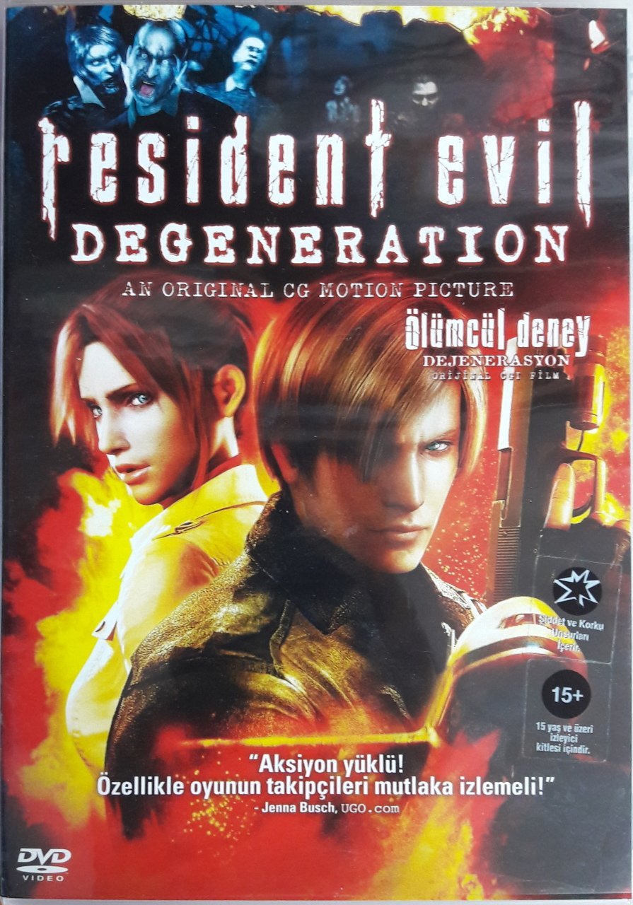 ÖLÜMCÜL DENEY DEJENERASYON - RESIDENT EVIL DEGENERATION - MAKOTA KAMIYA - DVD 2.EL