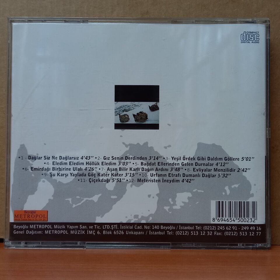 KORO İLE TÜRK HALK MÜZİĞİ EZGİLERİ 8 / HALİMİZ AHVALİMİZ - CD 2.EL