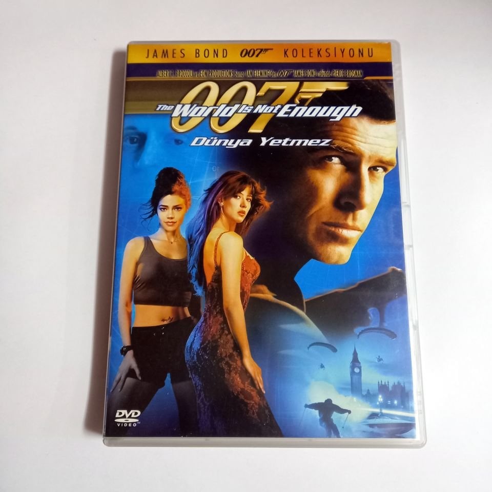THE WORLD IS NOT ENOUGH - DÜNYA YETMEZ - PIERCE BROSNAN, SOPHIE MARCEAU, YÖN.: MICHAEL APTED  - DVD 2.EL