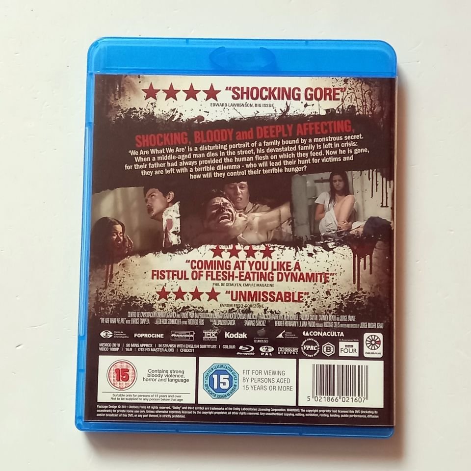 WE ARE WHAT WE ARE - FRANCISCO BARREIRO, PAULINA GAITAN - YÖN.: JORGE MICHEL GRAU - BLU-RAY BÖLGE B 2.EL TÜRKÇE ALTYAZI YOKTUR