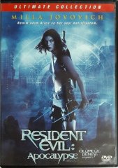 ÖLÜMCÜL DENEY KIYAMET - RESIDENT EVIL APOCALYPSE - MILLA JOVOVICH - DVD 2.EL