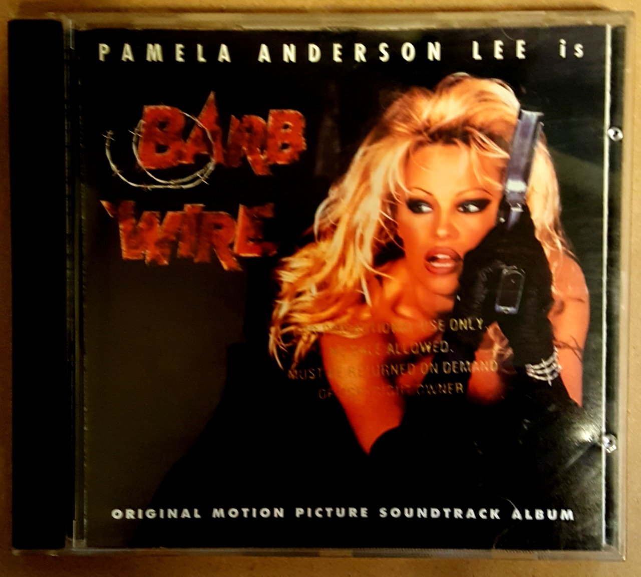 BARB WIRE - SOUNDTRACK / SALT'N'PEPA TOMMY LEE OF MOTLEY CRUE MICHAEL HUTCHENCE OF INXS GUN WORD UP (1996) - CD 2.EL