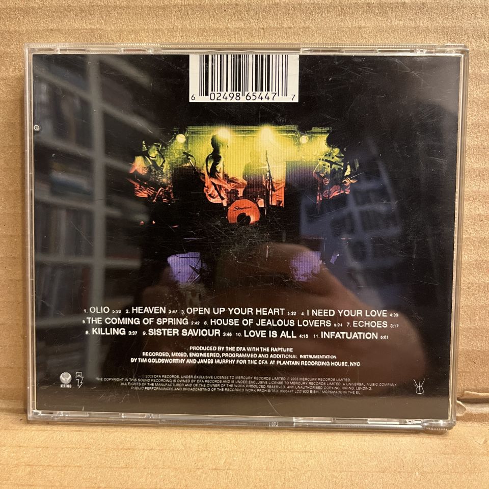 THE RAPTURE – ECHOES (2003) - CD 2.EL