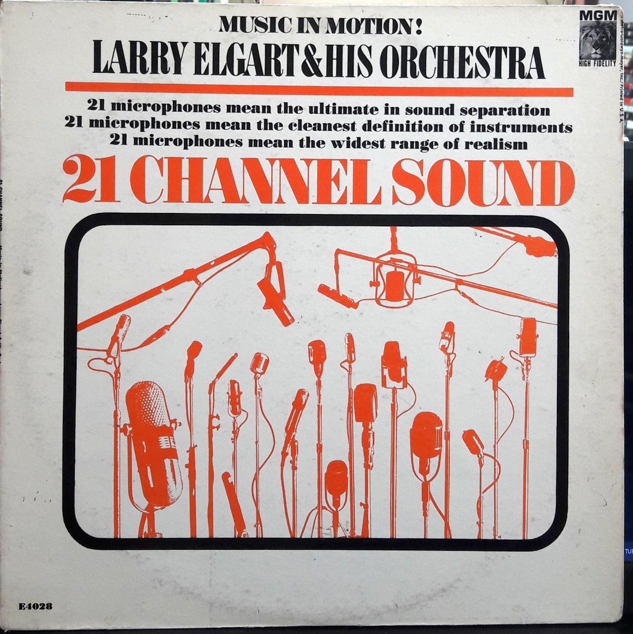 21 CHANNEL SOUND - LARRY ELGART & HIS ORCHESTRA -  PLAK 2.EL