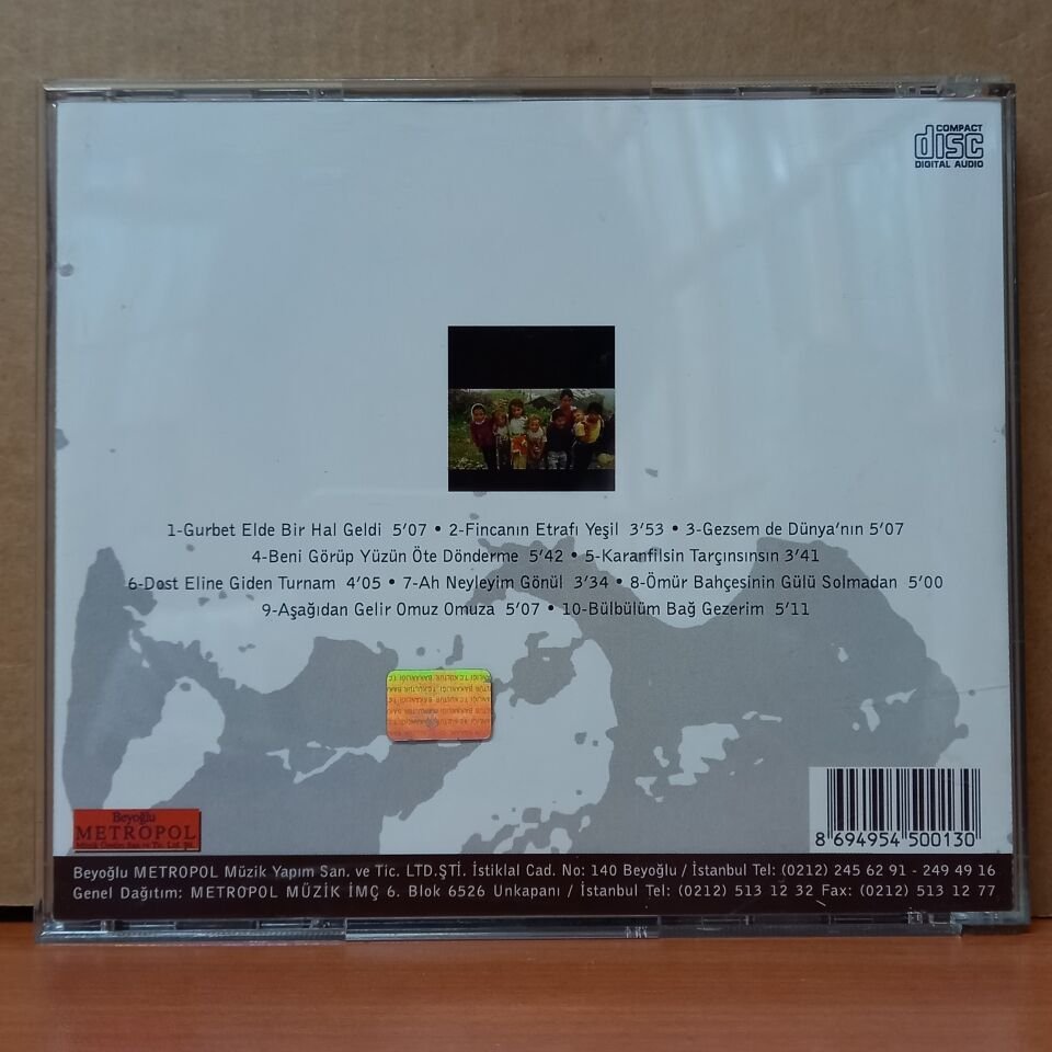 KORO İLE TÜRK HALK MÜZİĞİ EZGİLERİ 5 / HALİMİZ AHVALİMİZ - CD 2.EL