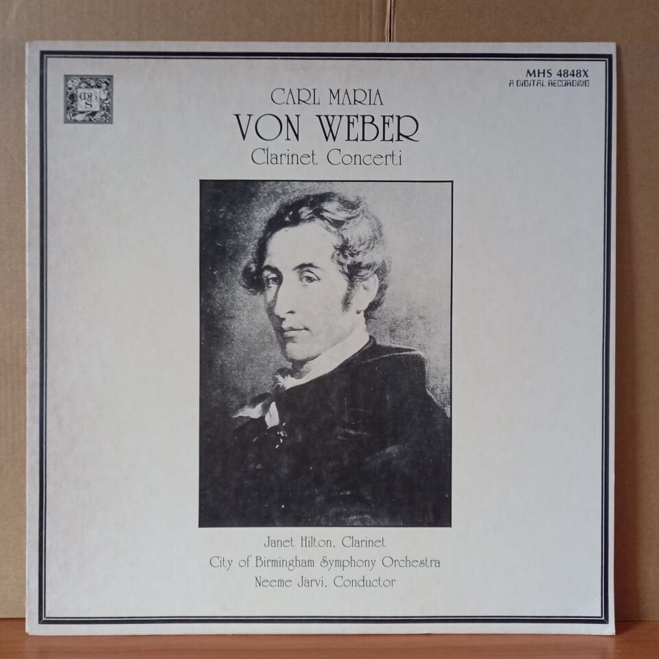 CARL MARIA VON WEBER – CLARINET CONCERTI (1983) - LP 2.EL PLAK