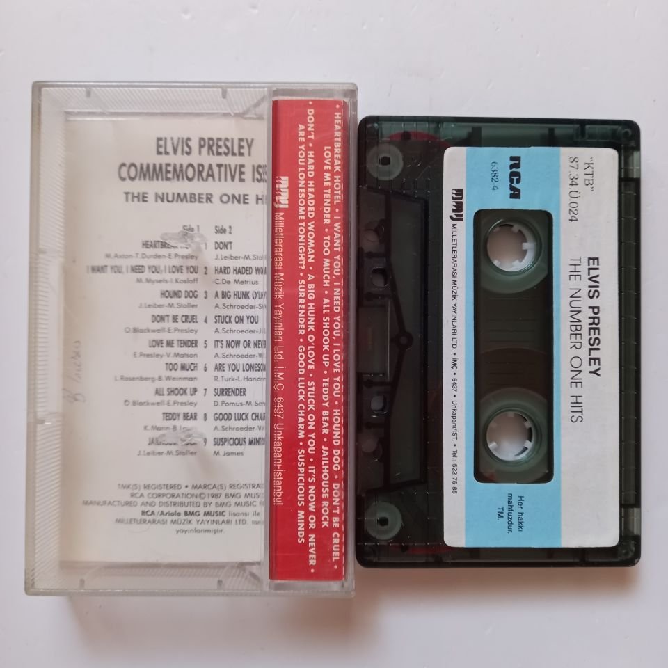 ELVIS PRESLEY - THE NUMBER ONE HITS (1987) - KASET 2.EL