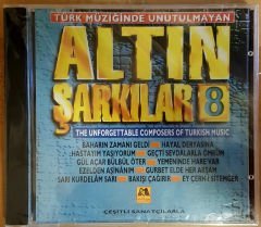 TÜRK MÜZİĞİNDE UNUTULMAYAN ALTIN ŞARKILAR - VOL 8 / ÇEŞİTLİ SANATÇILAR (1995) - CD KARIŞIK TÜRK SANAT MÜZİĞİ AMBALAJINDA SIFIR