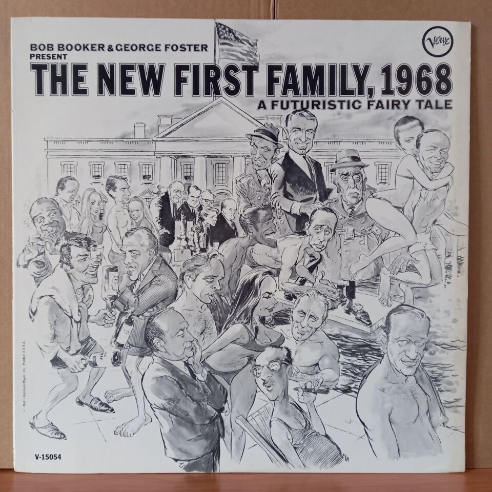 BOB BOOKER & GEORGE FOSTER – THE NEW FIRST FAMILY, 1968 - A FUTURISTIC FAIRY TALE (1966) - LP 2.EL PLAK