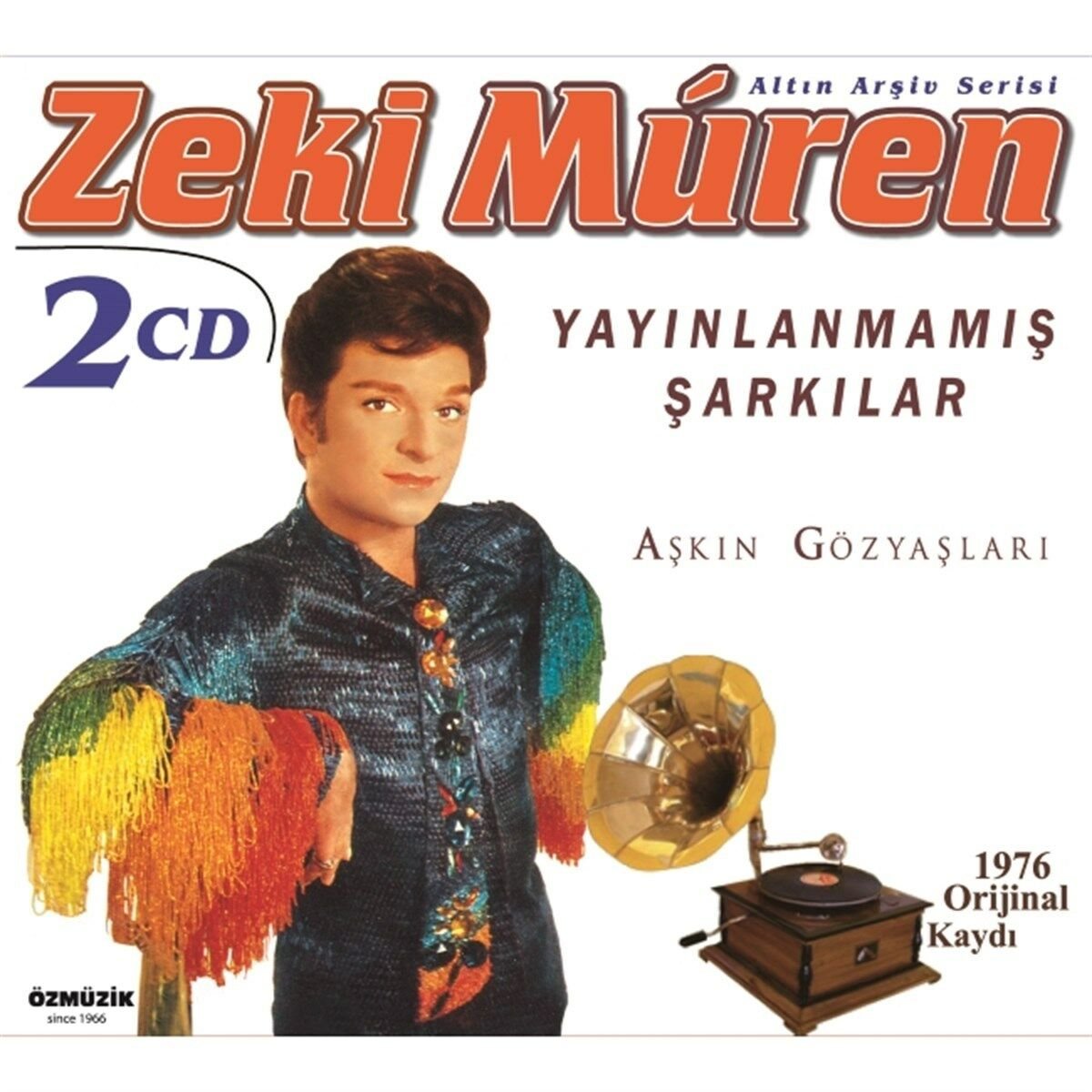 ZEKİ MÜREN - YAYINLANMAMIŞ KAYITLAR / AŞKIN GÖZYAŞLARI (1976) 2xCD DIGIPAK SIFIR