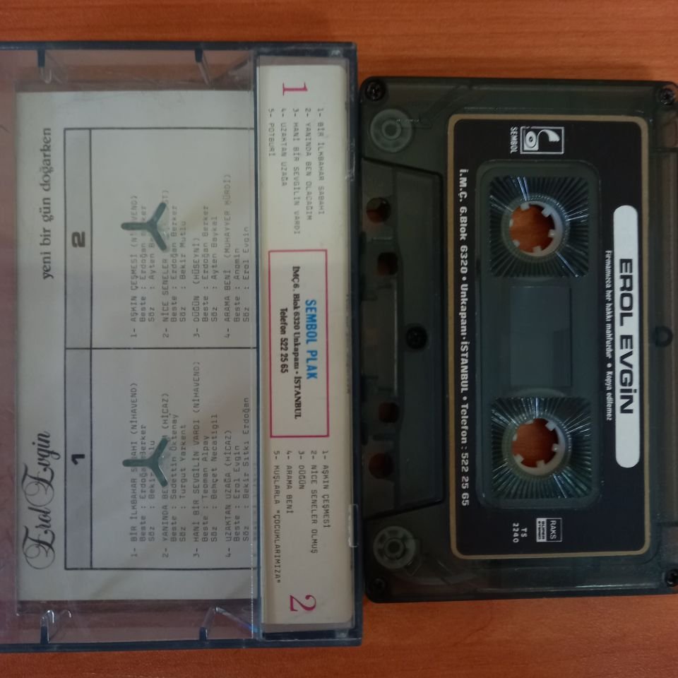 EROL EVGİN - YENİ BİR GÜN DOĞARKEN - KASET 2. EL