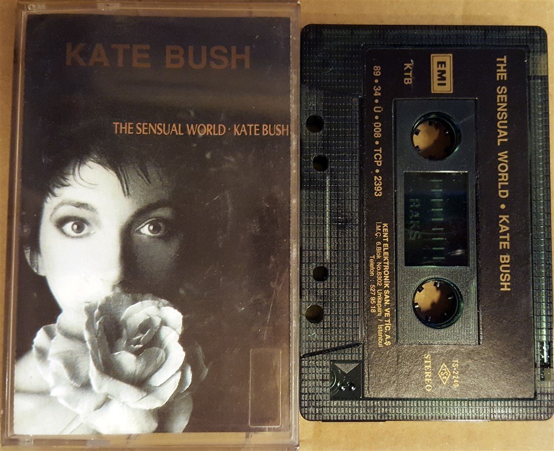 KATE BUSH - THE SENSUAL WORLD (1989) KENT CASSETTE MADE IN TURKEY ''USED'' PAPER LABEL