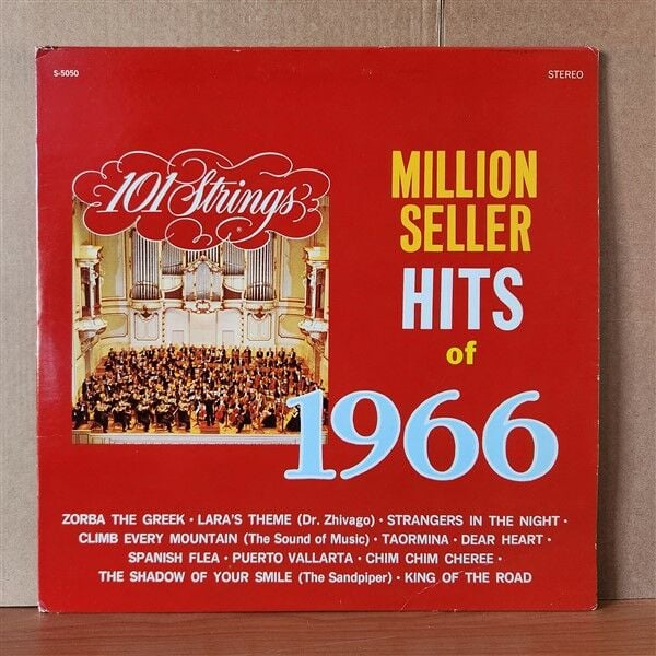 101 STRINGS – MILLION SELLER HITS OF 1966 (1966) - LP 2.EL PLAK