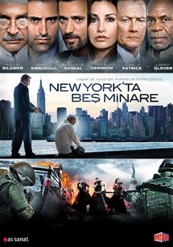 NEW YORK'TA BEŞ MİNARE - HALUK BİLGİNER - MUSTAFA SANDAL - DANNY GLOVER - MAHSUN KIRMIZIGÜL - DVD SIFIR
