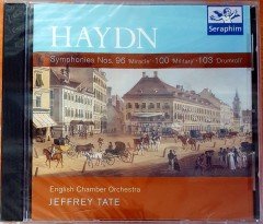 HAYDN - SYMPHONIES 96, 100 & 103 / JEFFREY TATE / SERAPHIM CD SIFIR