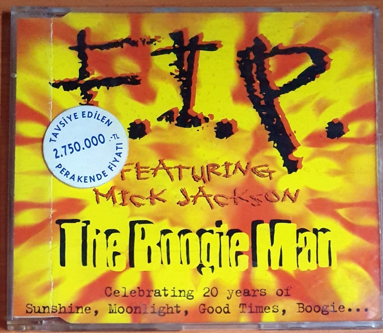 F.I.P. FEATURING MICK JACKSON - THE BOOGIE MAN (1998) - CD SINGLE 2.EL