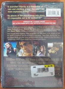 21 GRAMS - SEAN PENN - BENICIO DEL TORO - NAOMI WATTS - ALEJANDRO GONZÁLEZ IÑÁRRITU - DVD SIFIR 1. BÖLGE TR ALTYAZI YOKTUR