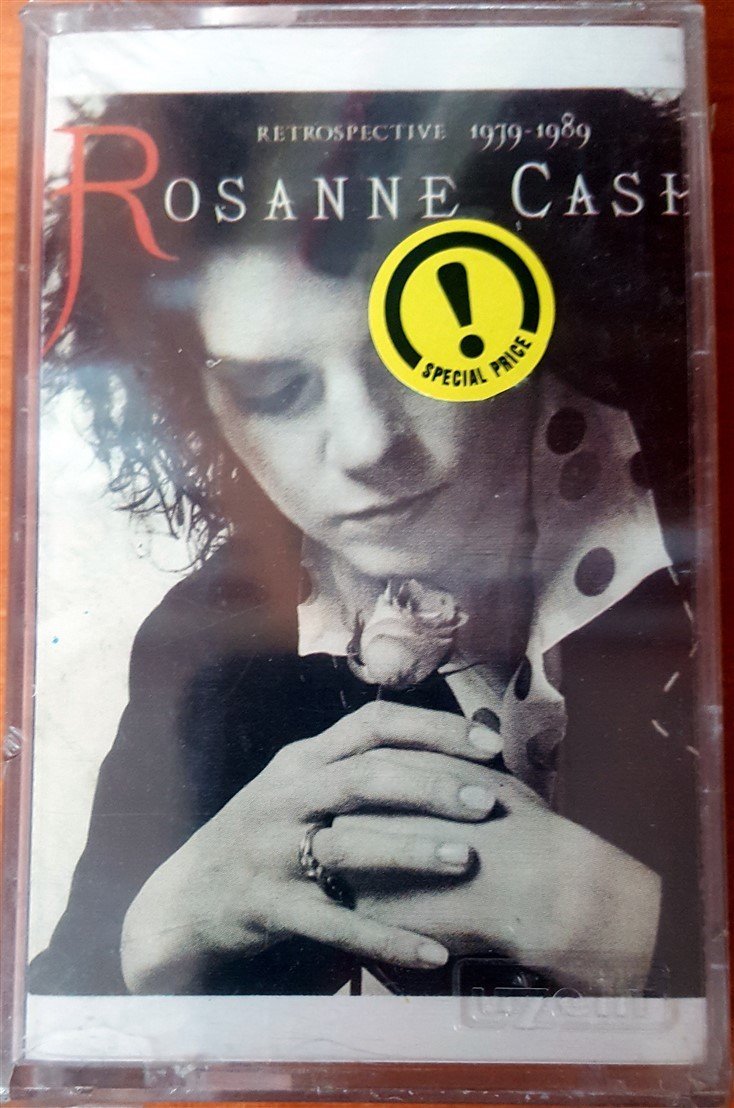 ROSANNE CASH - RETROSPECTIVE 1979-1989 (1990) UZELLI CASSETTE MADE IN TURKEY ''NEW'' PAPER LABEL