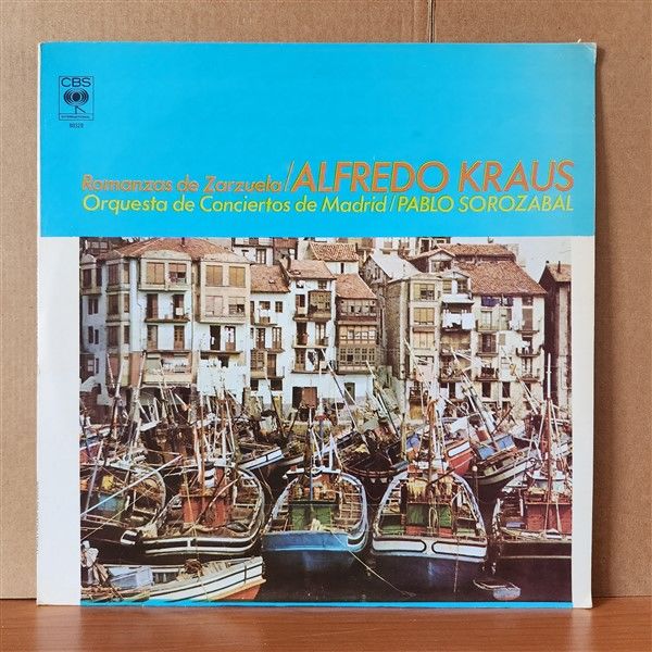 ROMANZAS DE ZARZUELA / ALFREDO KRAUS / PABLO SOROZÁBAL, ORQUESTA DE CONCIERTOS DE MADRID (1981) - LP 2.EL PLAK