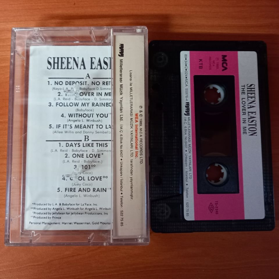 SHEENA EASTON - THE LOVER IN ME (1989) - KASET 2.EL