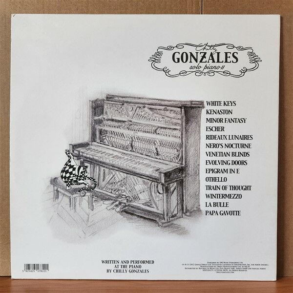 CHILLY GONZALES – SOLO PIANO II (2012) - LP 2.EL PLAK