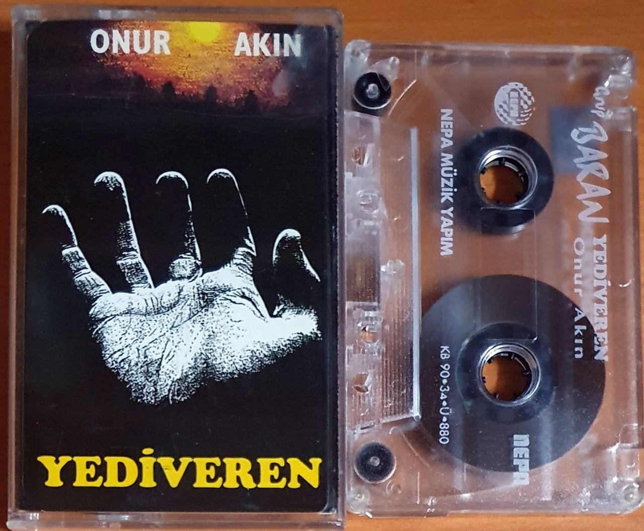 YEDİVEREN / ONUR AKIN, GRUP BARAN (1990) - KASET NEPA MÜZİK 2.EL