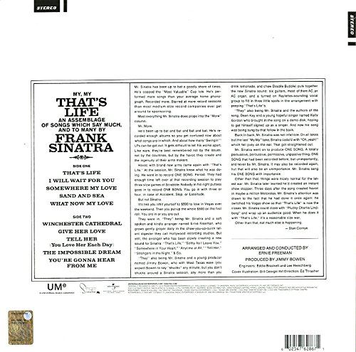 FRANK SINATRA - THAT'S LIFE (1966) - LP 180GR 2016 EDITION SIFIR PLAK