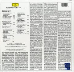 SCHUMANN / MARTHA ARGERICH - KINDERSZENEN /KREISLERIANA (1984) - LP 2021 EDITION SIFIR PLAK