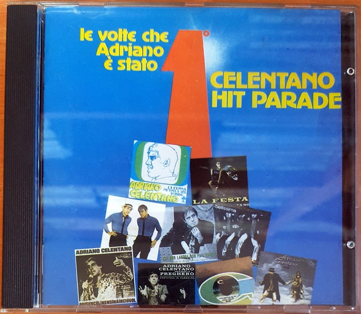 ADRIANO CELENTANO - CELENTANO HIT PARADE / LE VOLTE CHE ADRIANO E STATO (1983) 1988 CGD REISSUE CD 2.EL