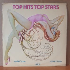 TOP HITS TOP STARS / MAURICE STARR, VISAGE (1981) - 12'' 45RPM MAXI SINGLE YERLİ BASKI 2.EL PLAK