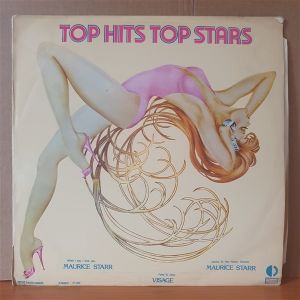 TOP HITS TOP STARS / MAURICE STARR, VISAGE (1981) - 12'' 45RPM MAXI SINGLE YERLİ BASKI 2.EL PLAK