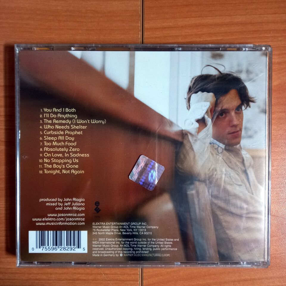 JASON MRAZ – WAITING FOR MY ROCKET TO COME (2002) - CD 2.EL