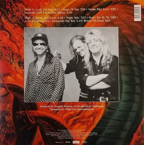 MOTÖRHEAD - SNAKE BITE LOVE (1998) - LP 2019 EDITION SIFIR PLAK