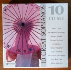 10 GREAT SOPRANOS - 10CD KUTU 2.EL