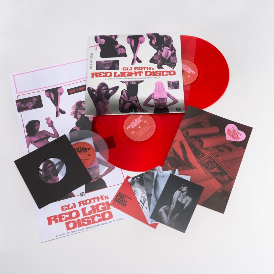 ELI ROTH'S RED LIGHT DISCO - DANCEFLOOR SEDUCTIONS FROM ITALIAN SEXPLOITATION CINEMA - 2025 COLORED 2LP+7'' SIFIR PLAK