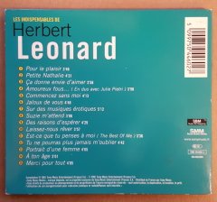 HERBERT LEONARD - LES INDISPENSABLES DE / VERSIONS ORIGINALES (2001) - CD COMPILATION DIGIPACK 2.EL