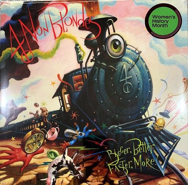 4 NON BLONDES - BIGGER , BETTER , FASTER , MORE (1992) - LP 2025 RED COLOURED EDITION SIFIR PLAK