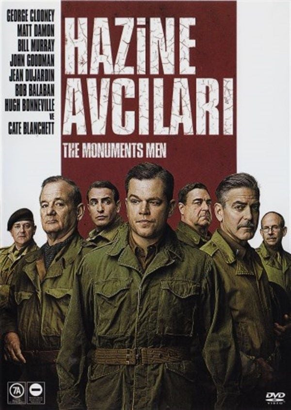 HAZİNE AVCILARI - The MONUMENTS MEN - GEORGE CLOONEY - MATT DAMON - BILL MURRAY - DVD AMBALAJINDA SIFIR