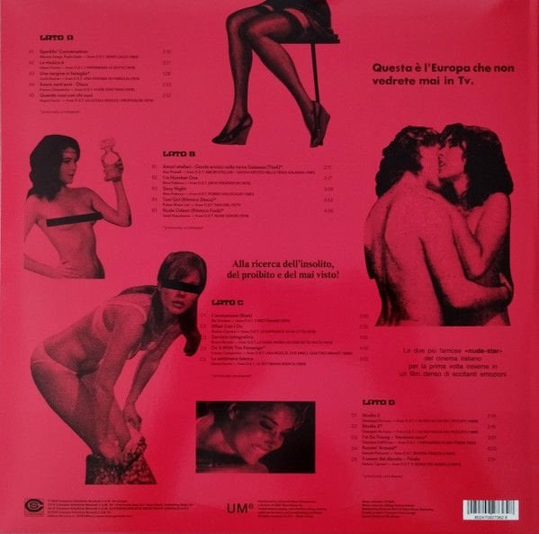 ELI ROTH'S RED LIGHT DISCO - DANCEFLOOR SEDUCTIONS FROM ITALIAN SEXPLOITATION CINEMA - 2025 2LP SIFIR PLAK