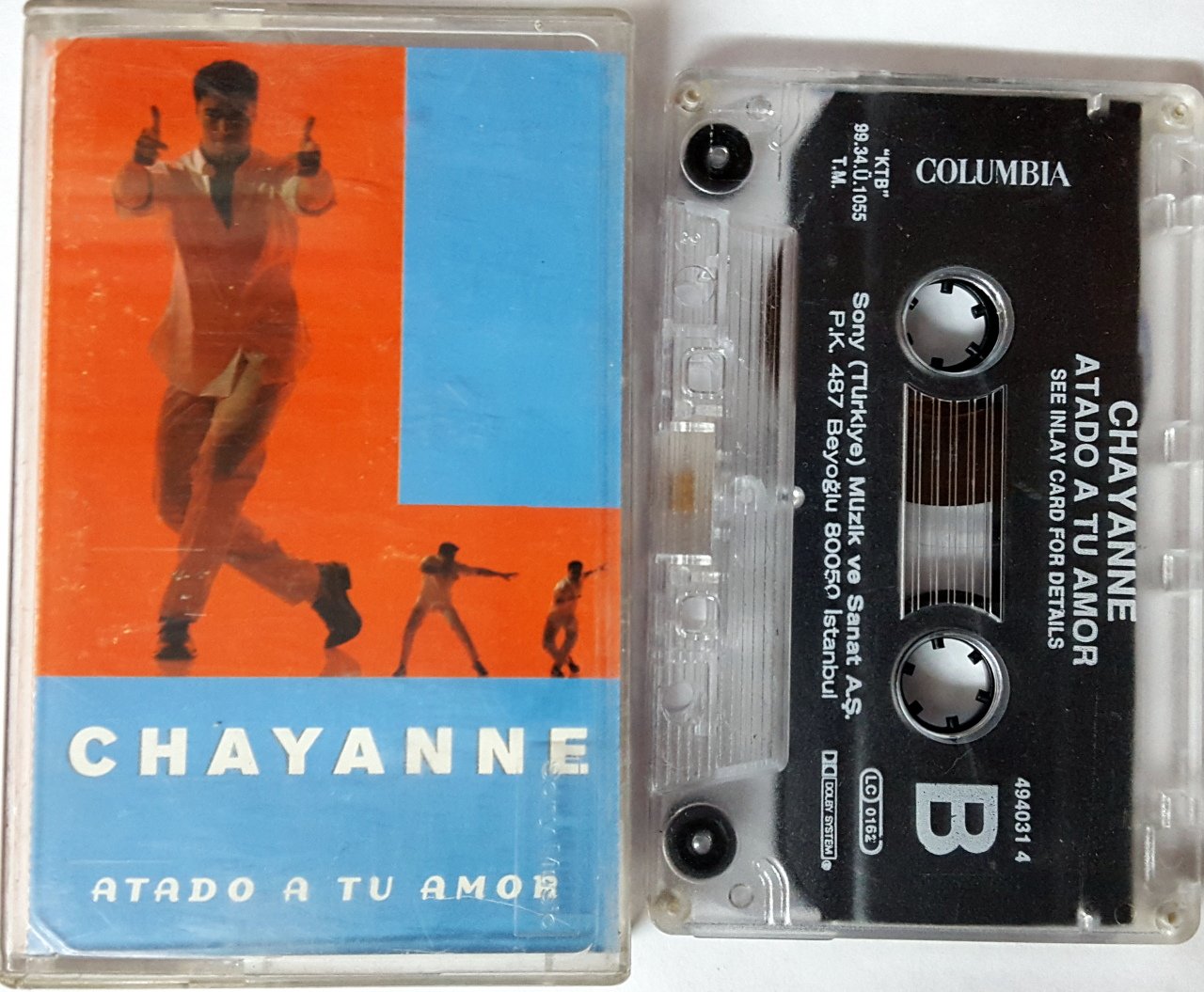 CHAYANNE - ATADO A TU AMOR (1999) CASSETTE MADE IN TURKEY ''USED''