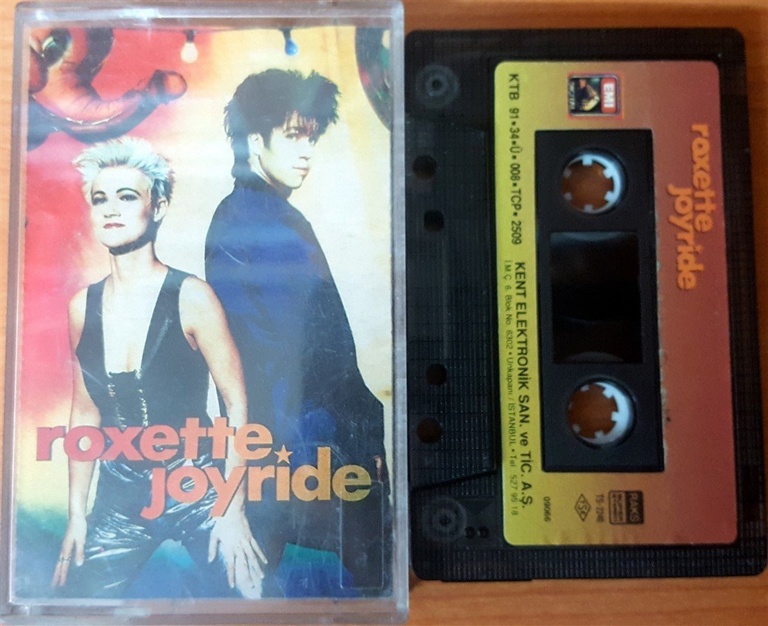ROXETTE - JOYRIDE (1991) KENT CASSETTE MADE IN TURKEY ''USED'' PAPER LABEL
