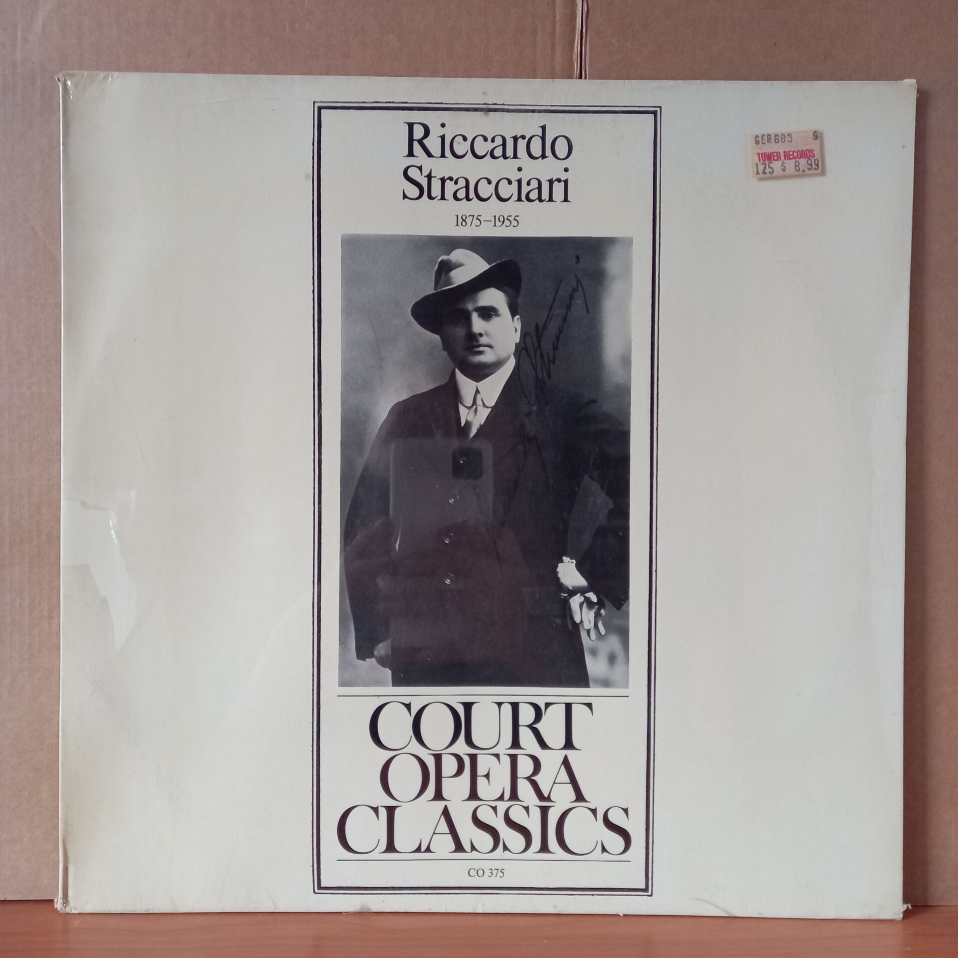 RICCARDO STRACCIARI – RICCARDO STRACCIARI 1875-1955 - LP DÖNEM BASKISI SIFIR PLAK