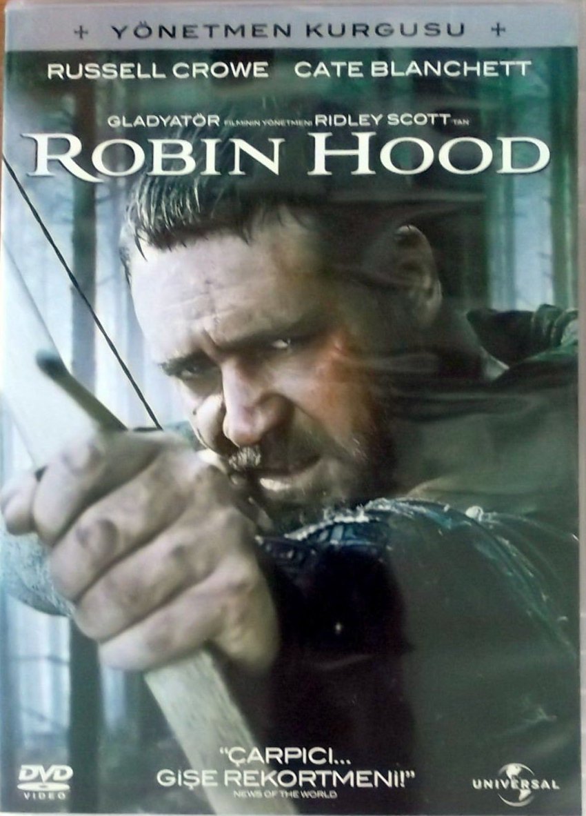 ROBIN HOOD (2010) - RUSSELL CROWE - CATE BLANCHETT - RIDLEY SCOTT - DVD 2.EL