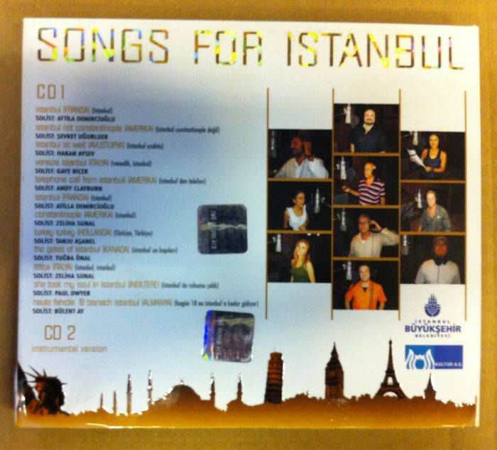 SONGS FOR ISTANBUL KARIŞIK HAKAN AYSEV 2 CD 2.EL