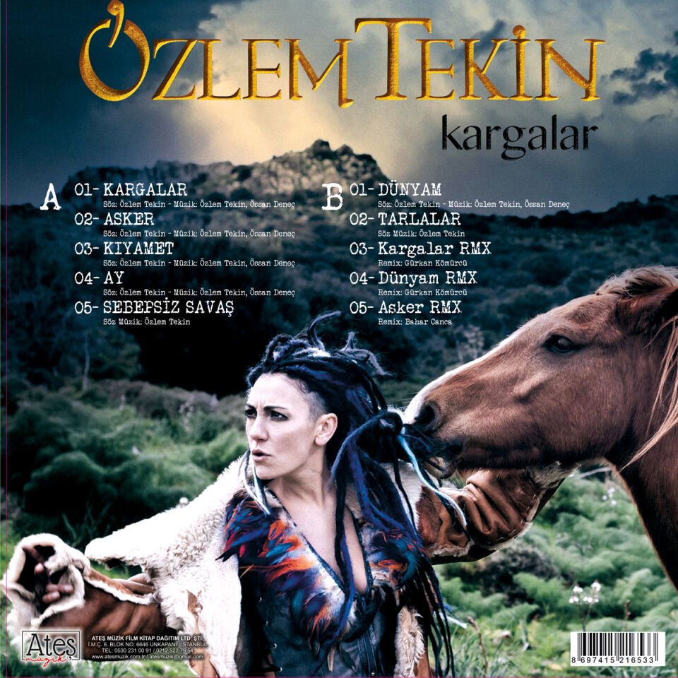 ÖZLEM TEKİN - KARGALAR (2013) - LP 2023 BASIM SIFIR PLAK